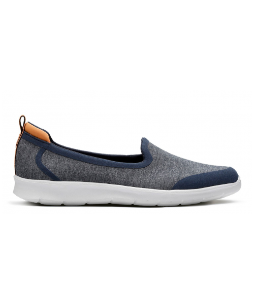 Clarks - Step Allena Lo Navy Textile Clarks - Step Allena Lo Navy Textile